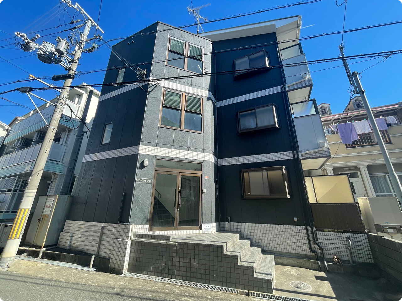 収益物件の外観（施工後）